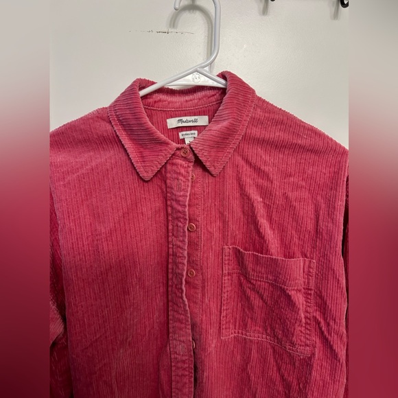 Madewell Variegated Corduroy Button-Up Shirt - Picture 3 of 10